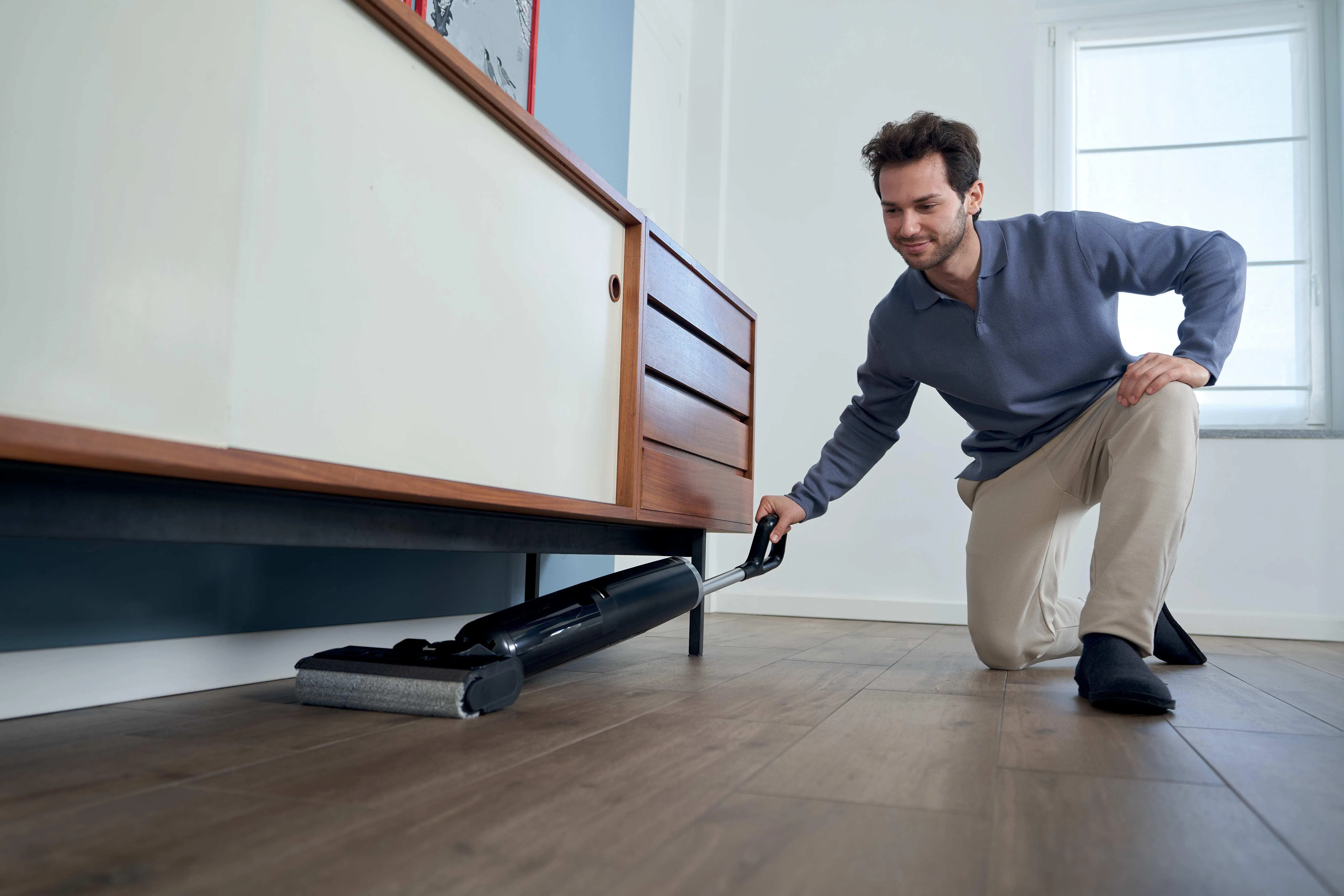 Hoover HW300 011 Wet and dry vacuum cleaner, Ice Grey