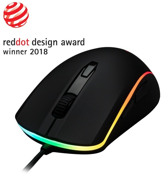 HyperX Pulsefire Surge RGB Wired Gaming Mouse, Black