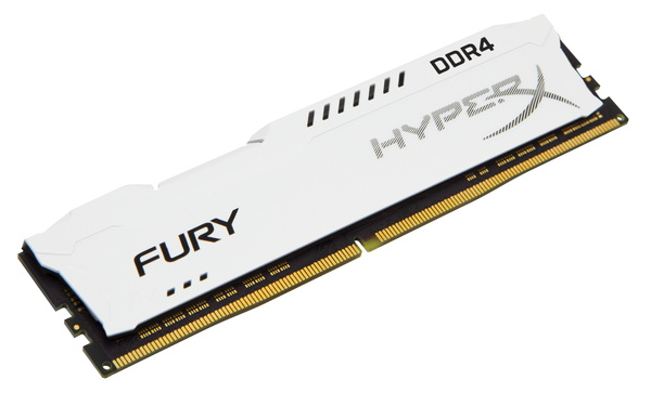 Kingston 4GB (1x4GB) Hyper X Fury, DDR4 2133MHz - valkoinen