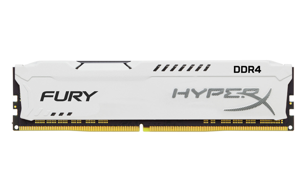 Kingston 4GB (1x4GB) Hyper X Fury, DDR4 2133MHz - valkoinen