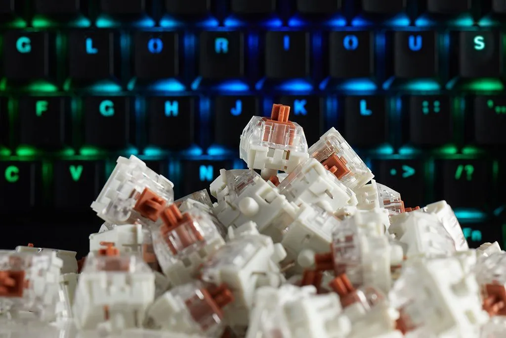 Kailh Speed Bronze Mechanical Keyboard Switches, 120 pieces