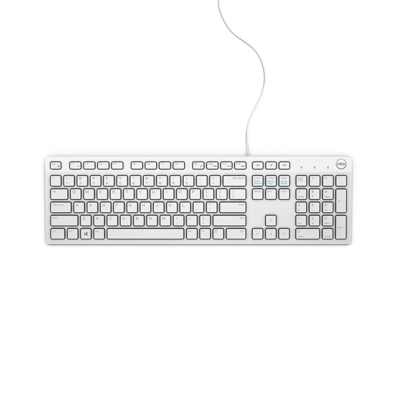 Dell Multimedia KB216 tangentbord, vit