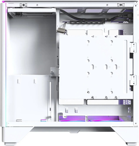 MONTECH KING 45 PRO (W) full-tower chassi med f&ouml;nster och RGB-belysning, vit