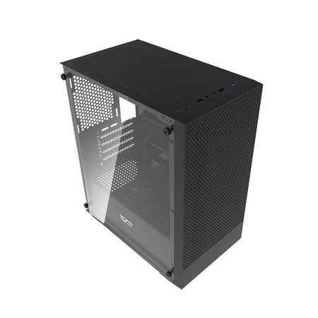 DARKFLASH M305 Mini-Tower Case with window, Black