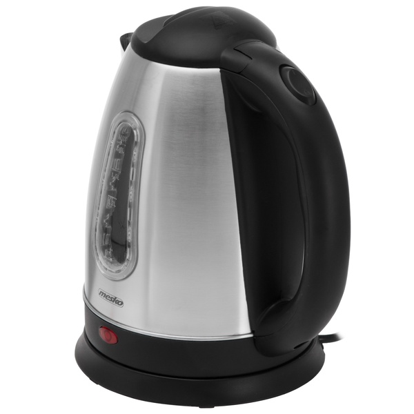 ADLER Mesko MS 1353 kettle, 1.8L, 2200W, Black/Silver