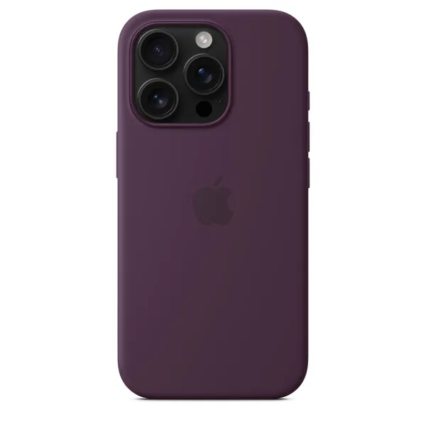 Apple iPhone 16 Pro, MagSafe -silikonikuori, Luumu