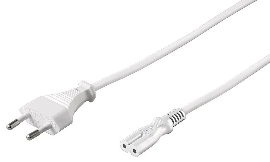 MICROCONNECT PE030705W Type C - C7 - power cable, 0.5 m, White