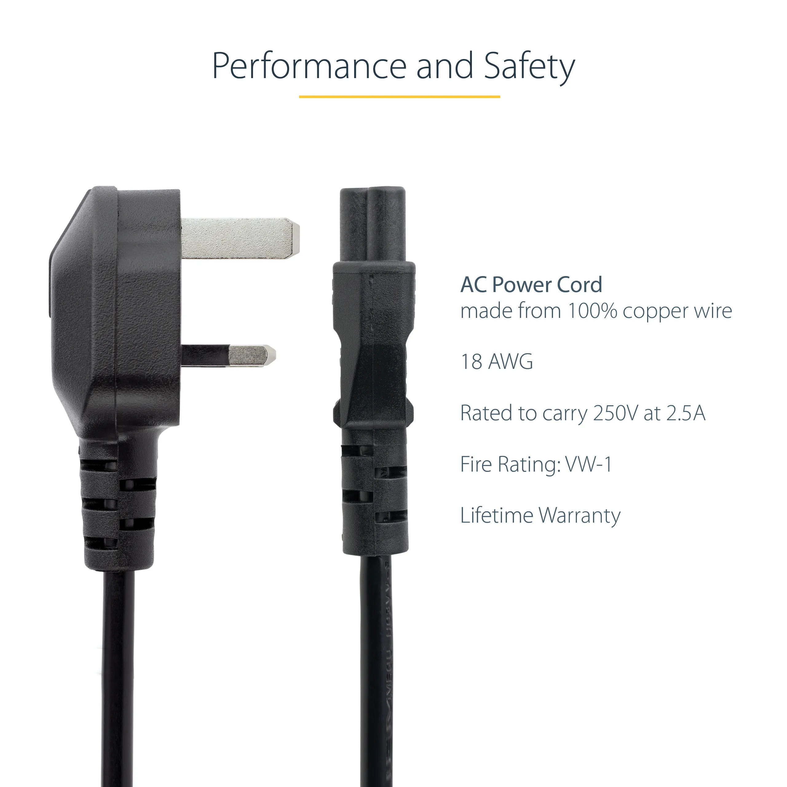2M C5 LAPTOP POWER CORD - UK
