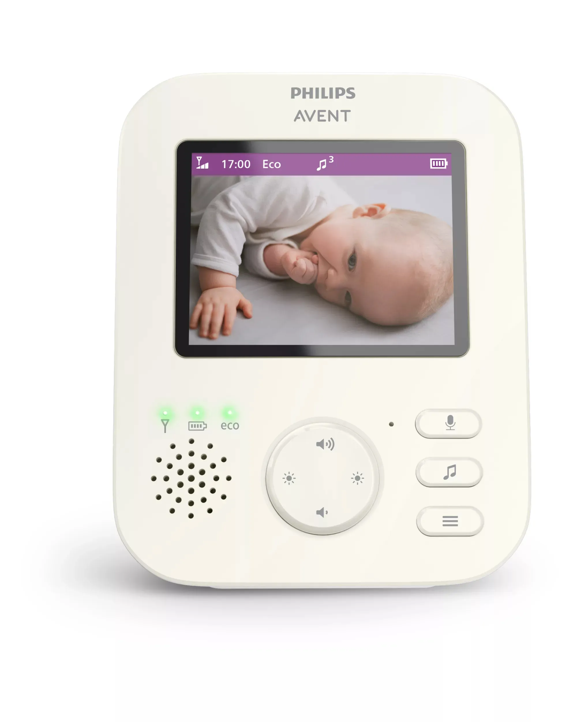 Philips Avent SCD882/26 videobabyvakt, 2,8" LCD-sk&auml;rm, vit
