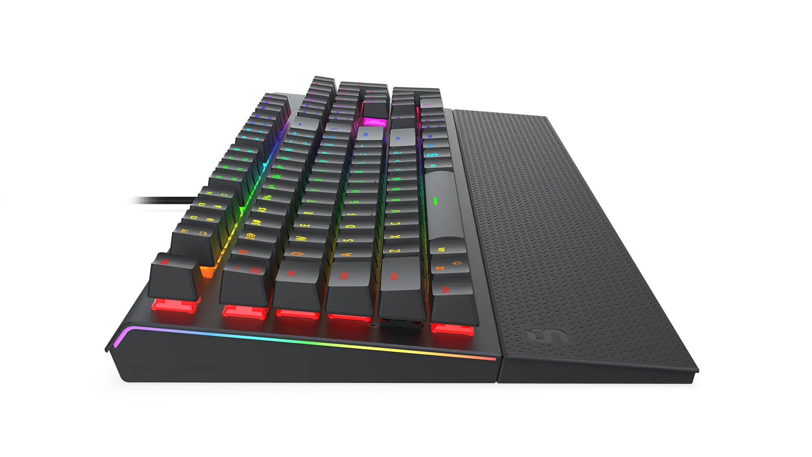 SilentiumPC GK650K Kailh Blue RGB Nordic - gaming keyboard