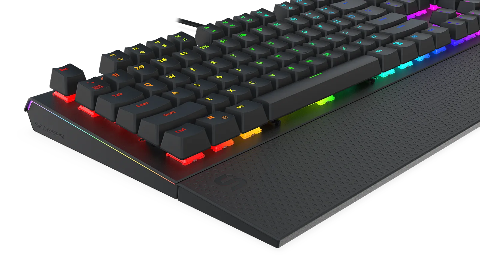 SilentiumPC GK650K Kailh Blue RGB Nordic - gaming keyboard