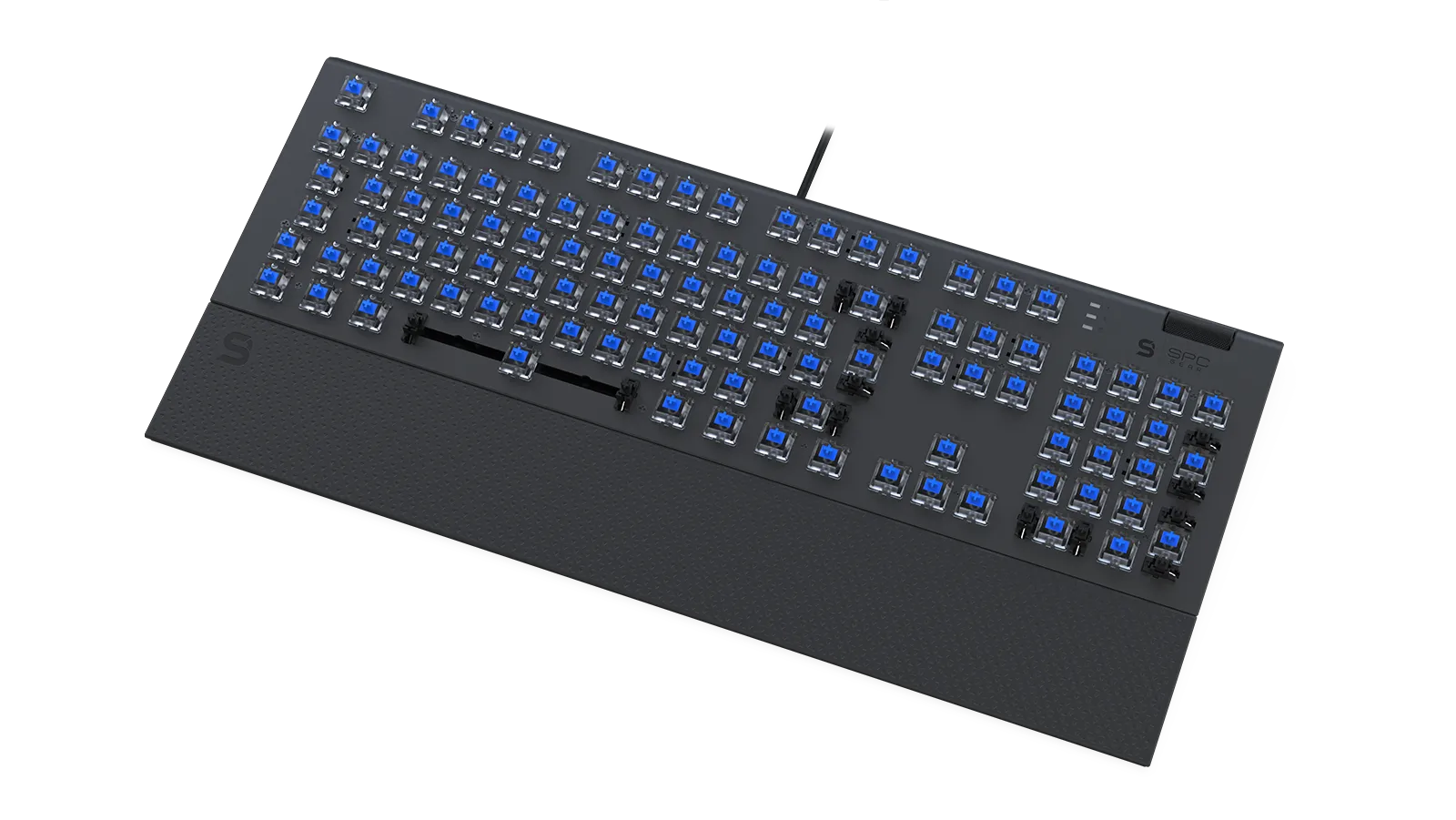SilentiumPC GK650K Kailh Blue RGB Nordic - gaming keyboard