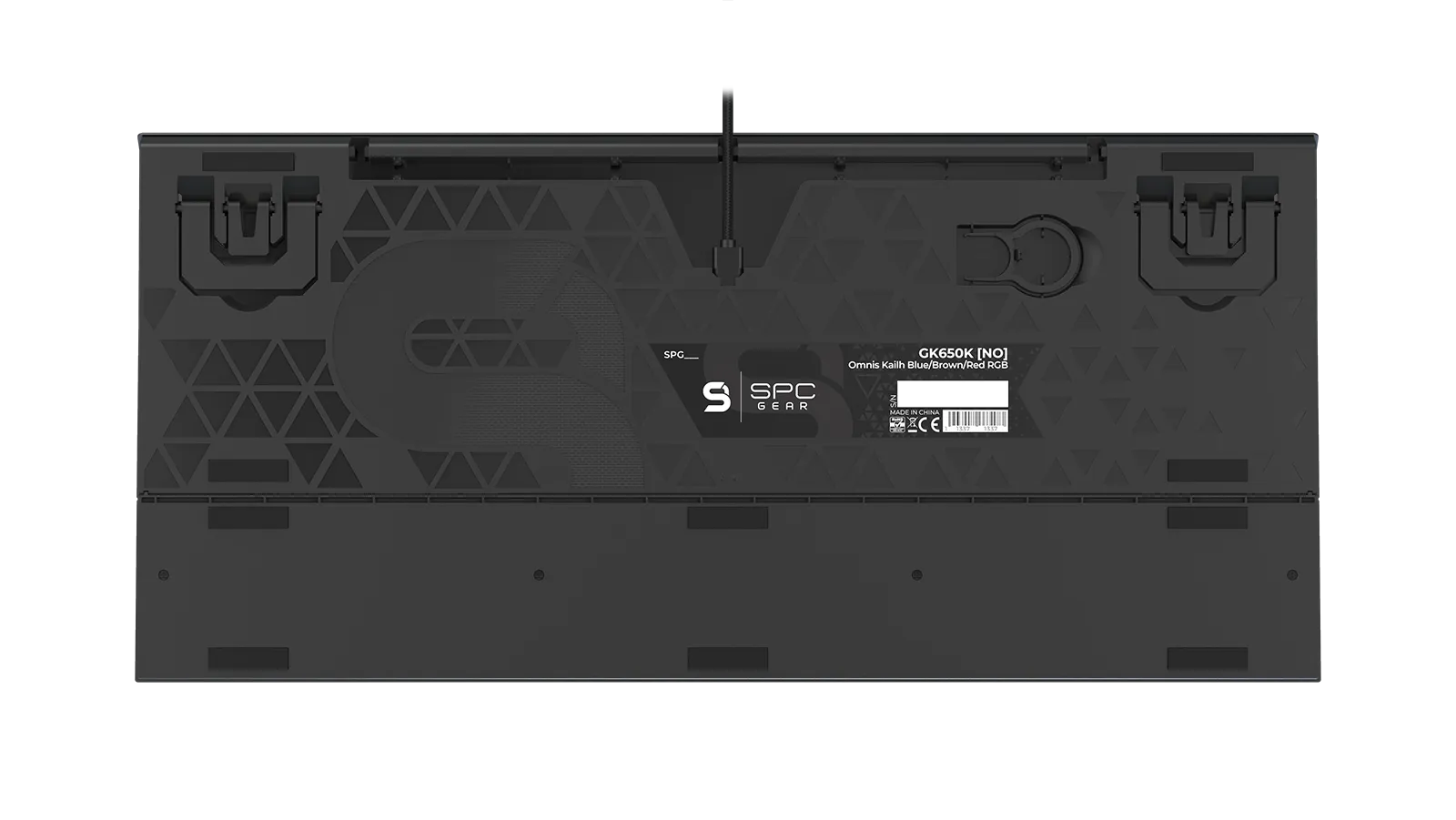 SilentiumPC GK650K Kailh Blue RGB Nordic - gaming keyboard