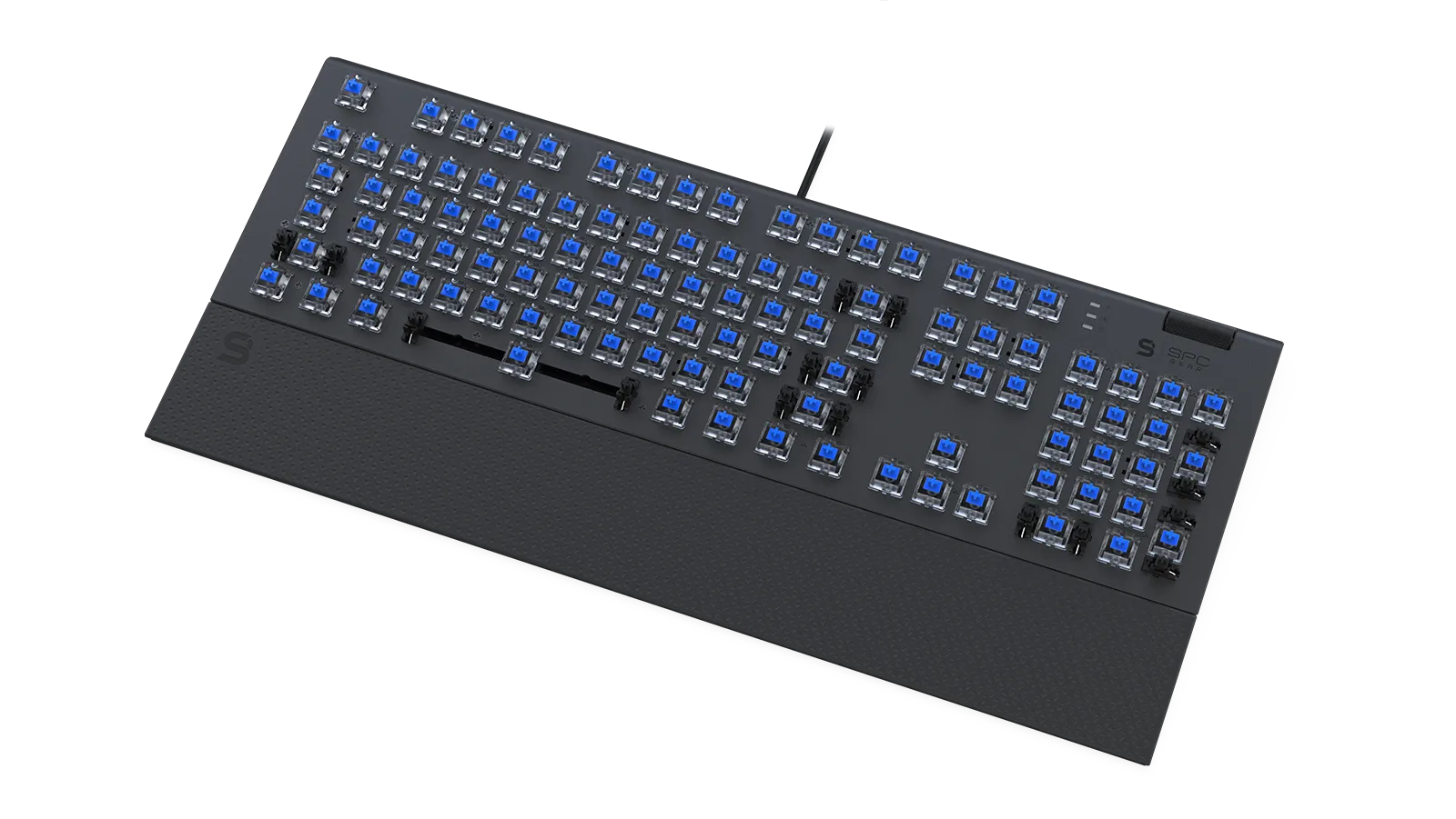 SilentiumPC GK650K Kailh Blue RGB Nordic - gaming keyboard