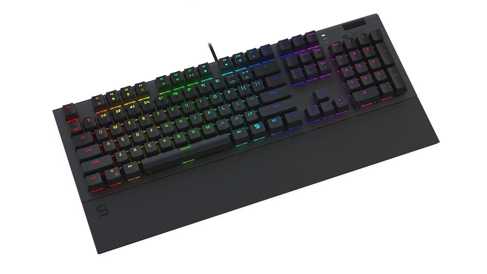 SilentiumPC GK650K Kailh Blue RGB Nordic - gaming keyboard