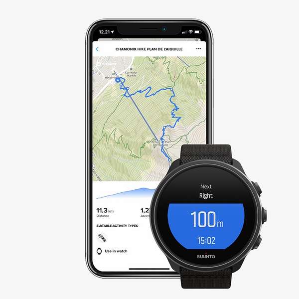 Suunto 9 Baro - tr&auml;ningsklocka, Charcoal Black Titanium