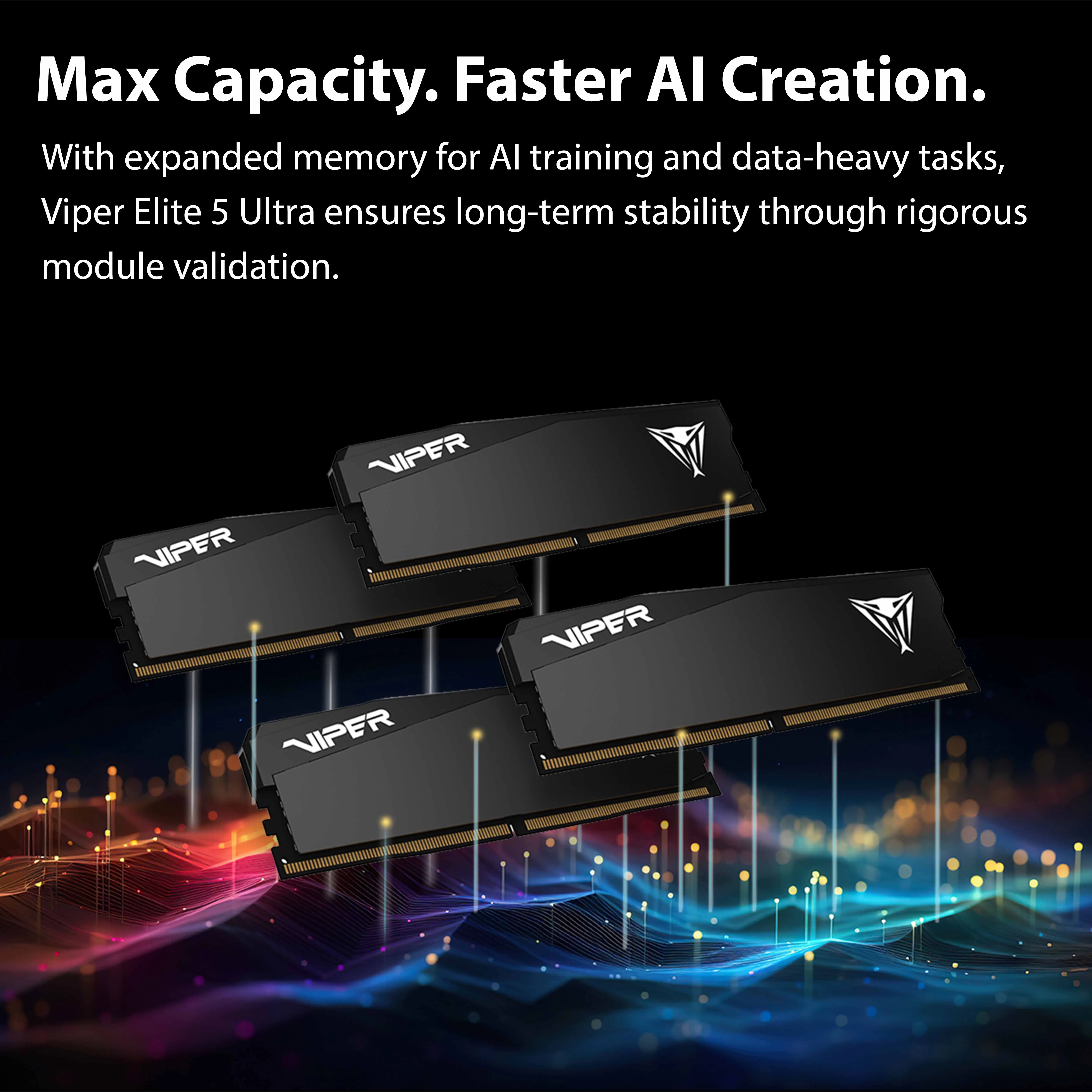 Patriot Viper Elite 5 32 GB (2 x 16 GB) DDR5 6000 MHz, CL28 minne, vit (XMP/EXPO)