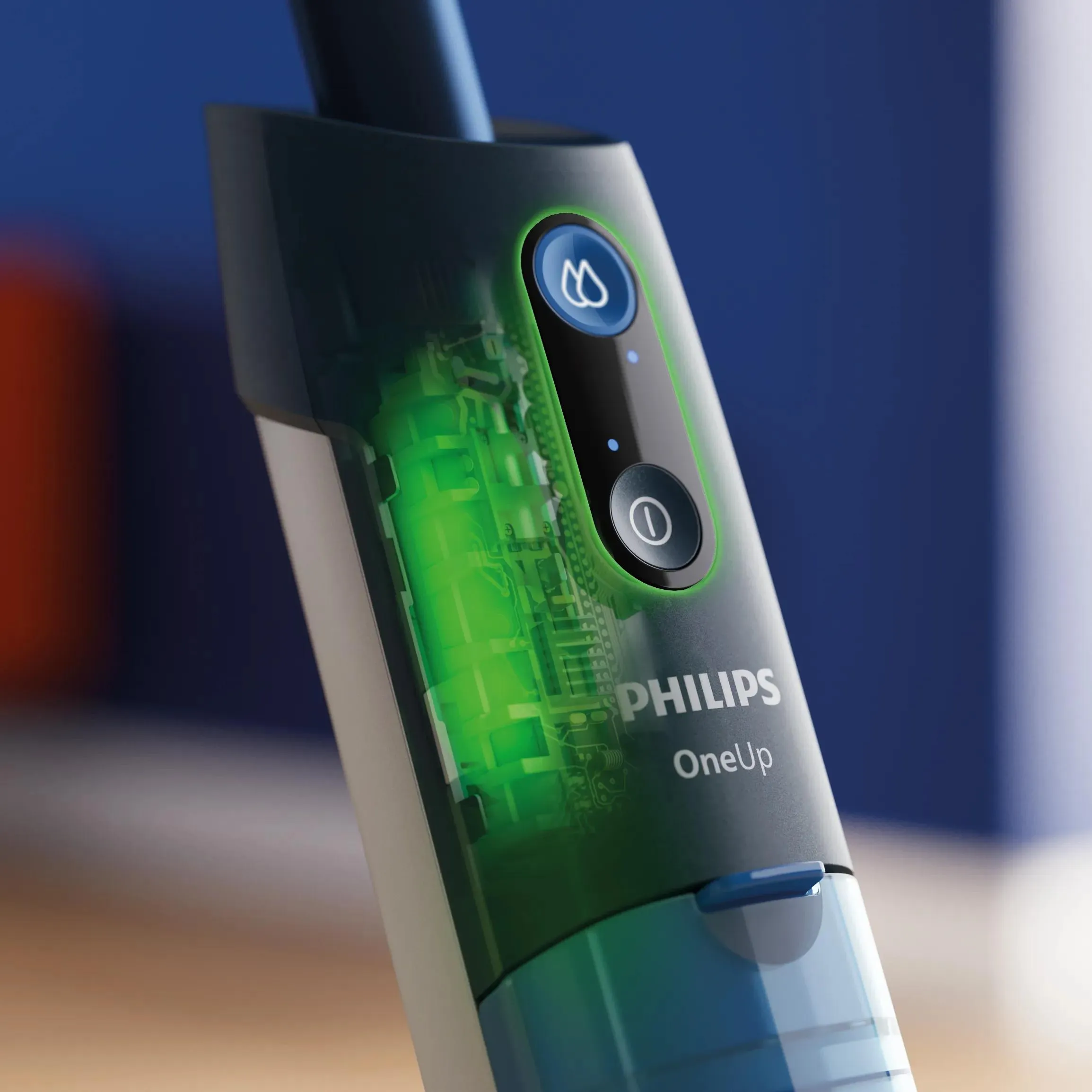 Philips OneUp 5000 Series sladdl&ouml;s elektrisk mopp, bl&aring;