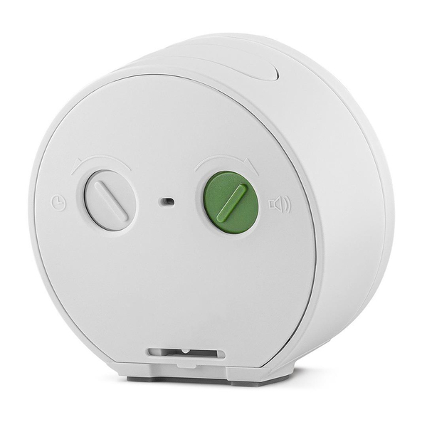Braun BC 12 WB kvarts v&auml;ckarklocka vit