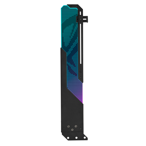 ASUS ROG Wingwall Graphics Card Holder Aura Sync RGB lighting Aluminum structure Universal GPU Support