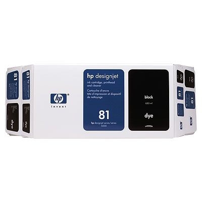 HP No. 81 Dye Value Pack Black