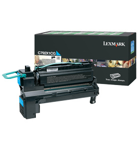 Lexmark C792X1CG Extra High Yield toner cartridge, Cyan