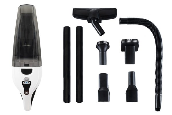 ADLER Camry CR 7046 Handheld vacuum cleaner, 200 W, 0.5 L, Bagless, 2.2 Ah, HEPA H12, White and Black