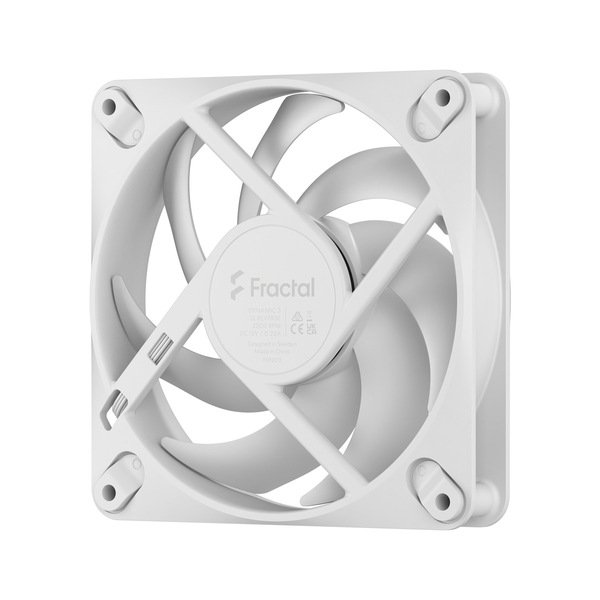 Fractal Design Dynamic 3 12 Reverse PWM 120 mm Case Fan - White