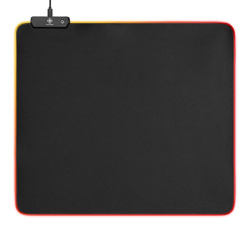 Deltaco GAM-066 RGB - gaming musmatta, 450x400 mm, Svart