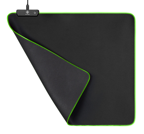 Deltaco GAM-066 RGB - gaming musmatta, 450x400 mm, Svart