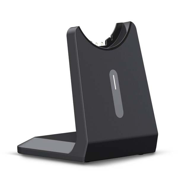 Mixx B20m Wireless Mono Headset with Charging Station, Black