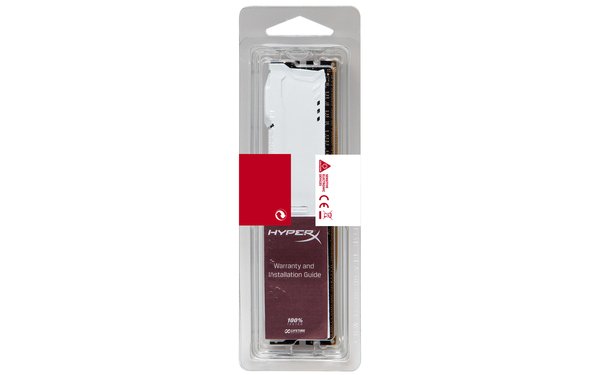 Kingston 4GB (1x4GB) Hyper X Fury, DDR4 2133MHz - White