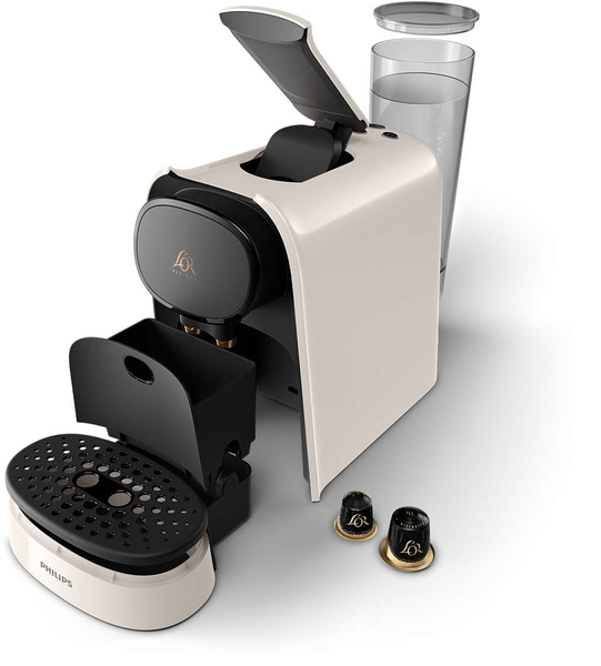 Philips L'OR Barista LM8012 -kapselikone, Musta, Valkoinen