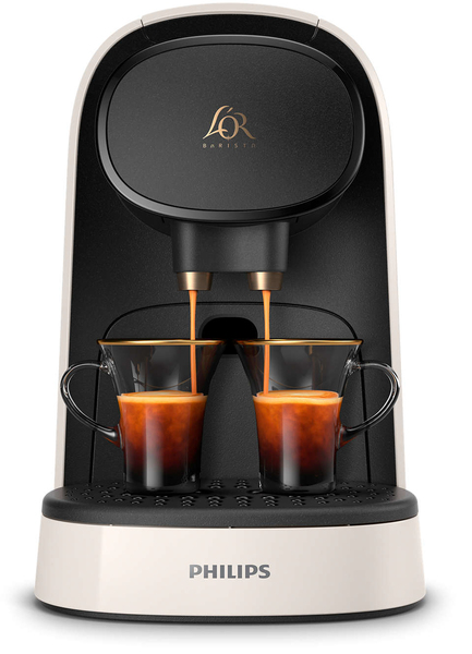 Philips L'OR Barista LM8012 -kapselikone, Musta, Valkoinen