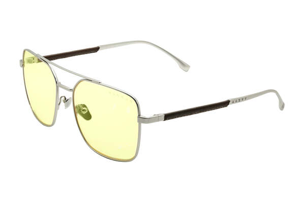 Gunnar Witcher White Wolf - gaming eyewear, Steel/Umber, Amber