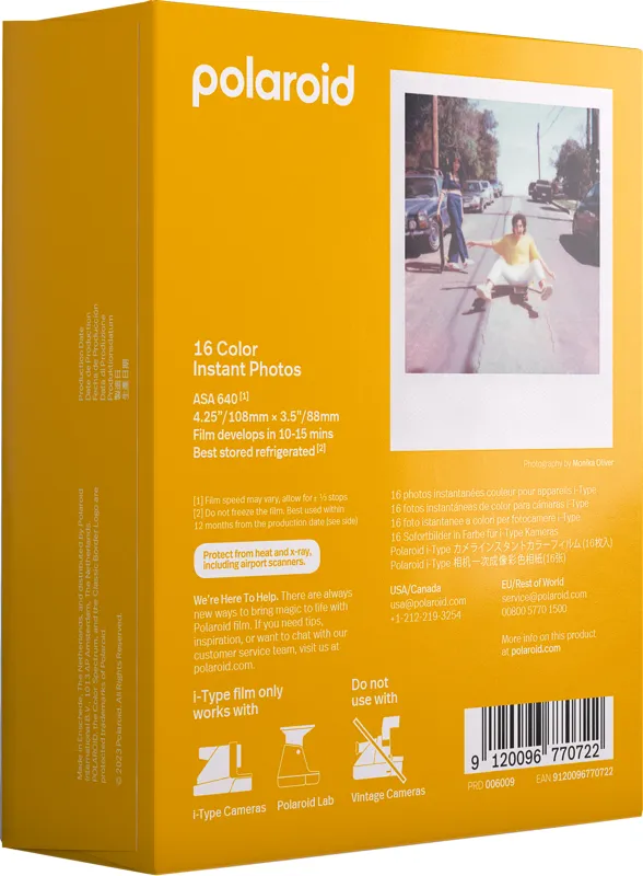 POLAROID Color Film for i-Type White Frame 2-pack
