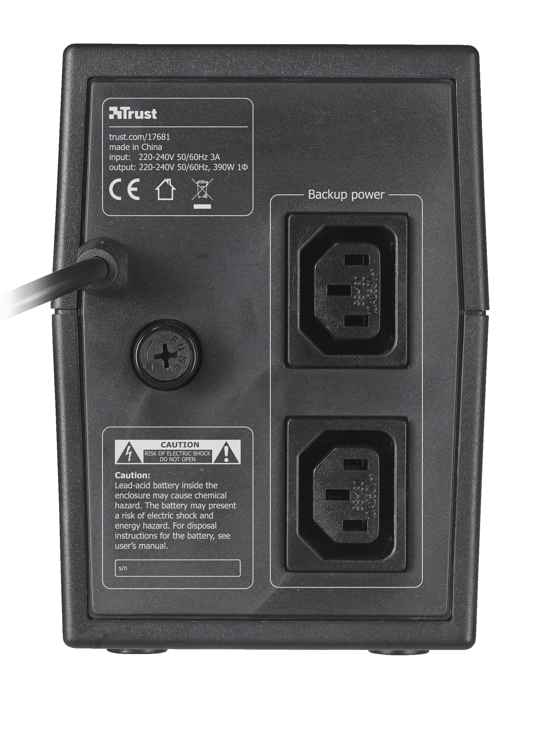 Trust Hexxon 600Va UPS