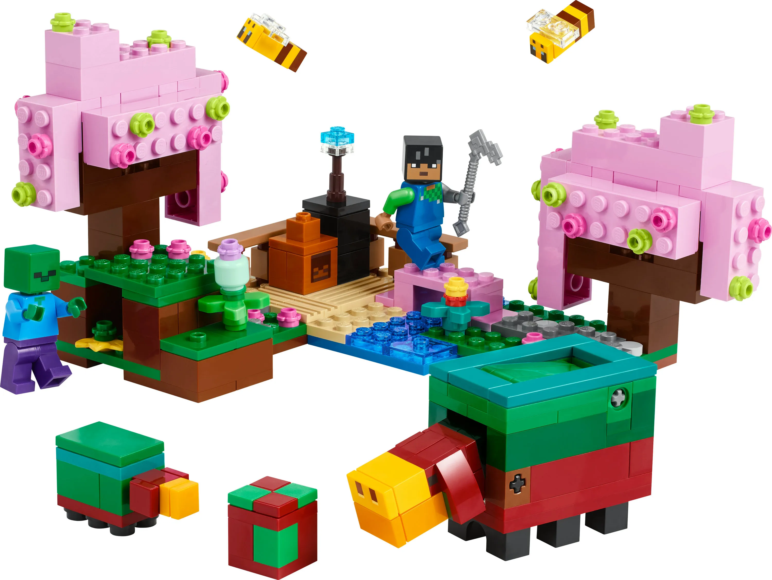 LEGO Minecraft Blooming Cherry Blossom Garden 21260