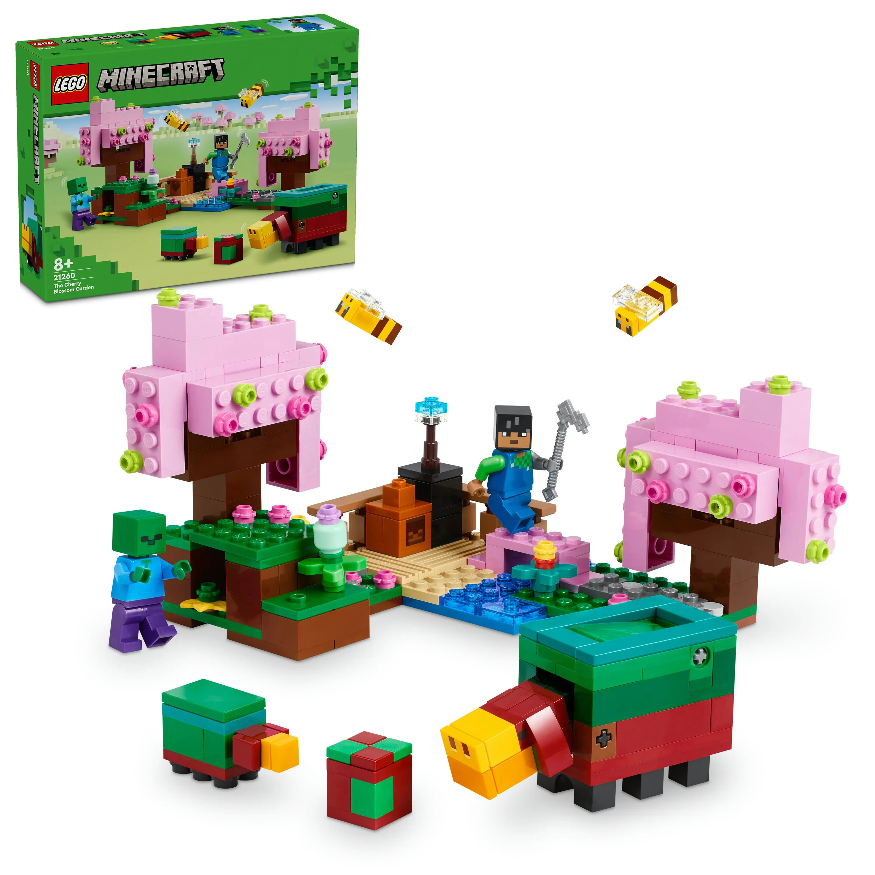 LEGO Minecraft Blooming Cherry Blossom Garden 21260