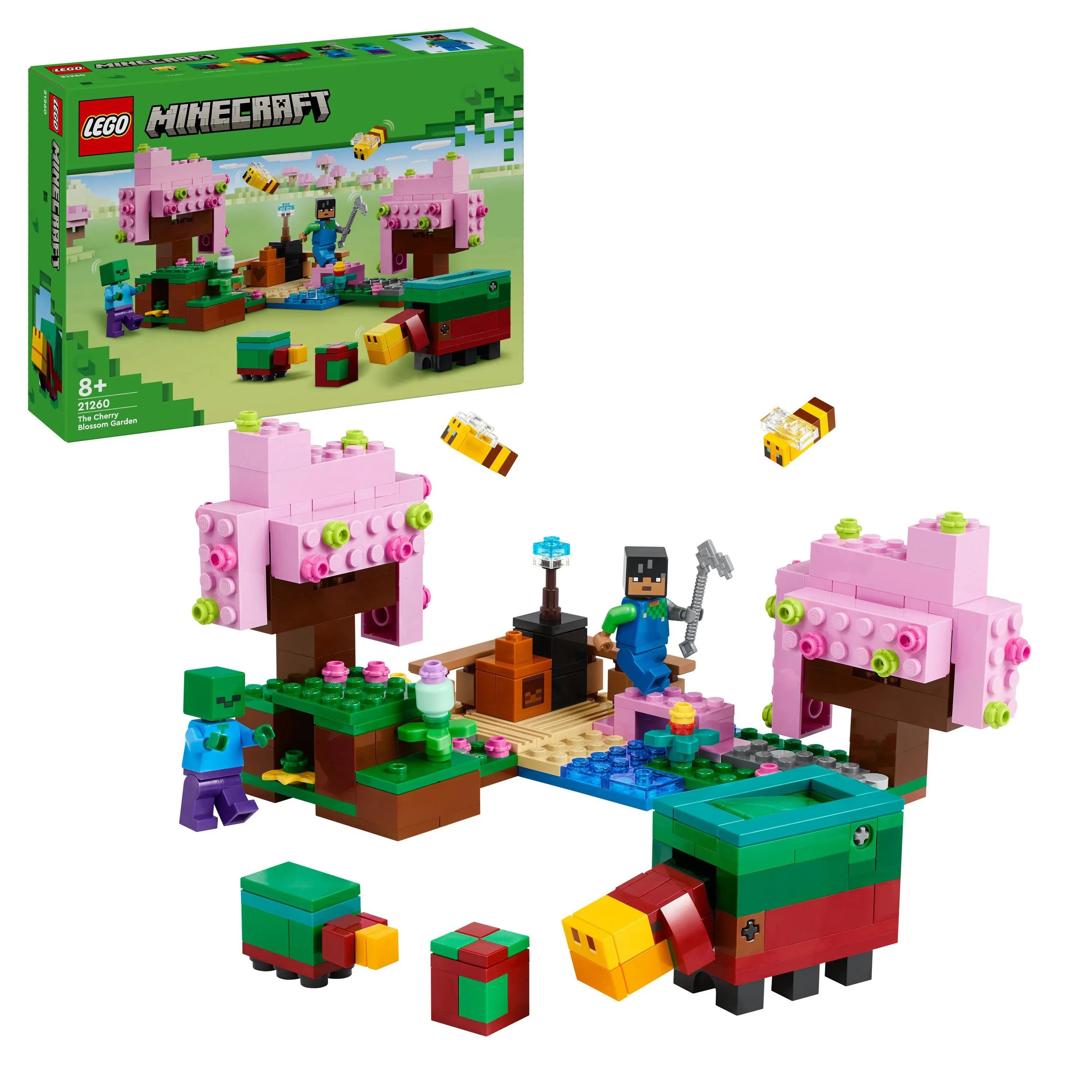 LEGO Minecraft Blooming Cherry Blossom Garden 21260