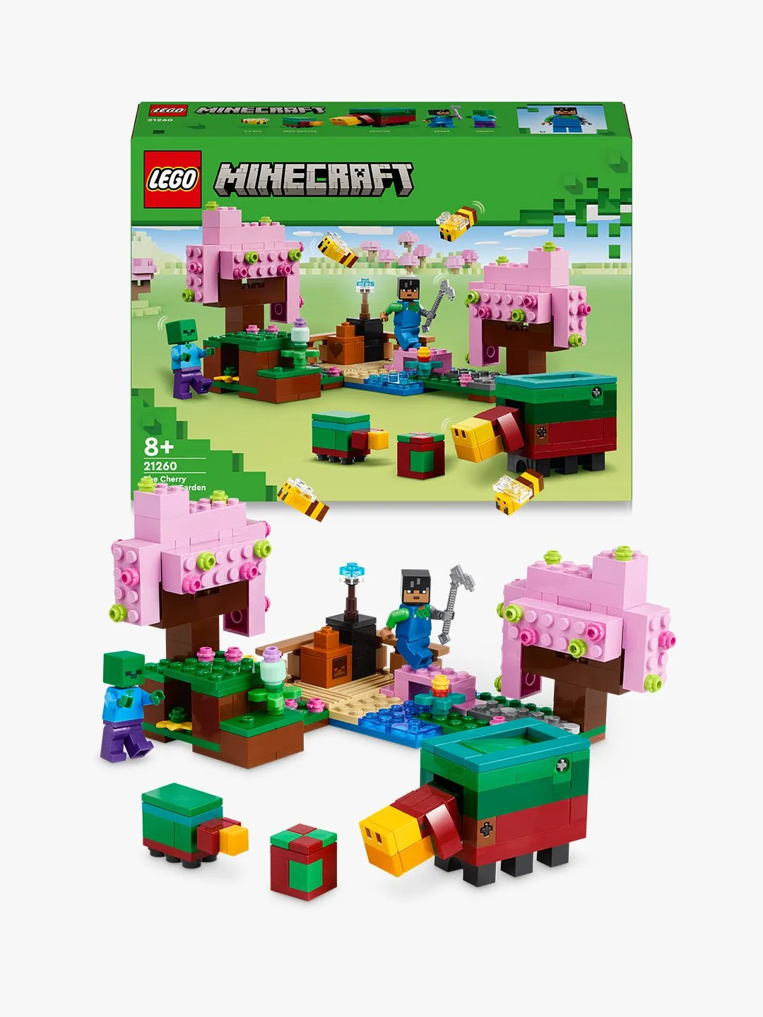 LEGO Minecraft Blooming Cherry Blossom Garden 21260