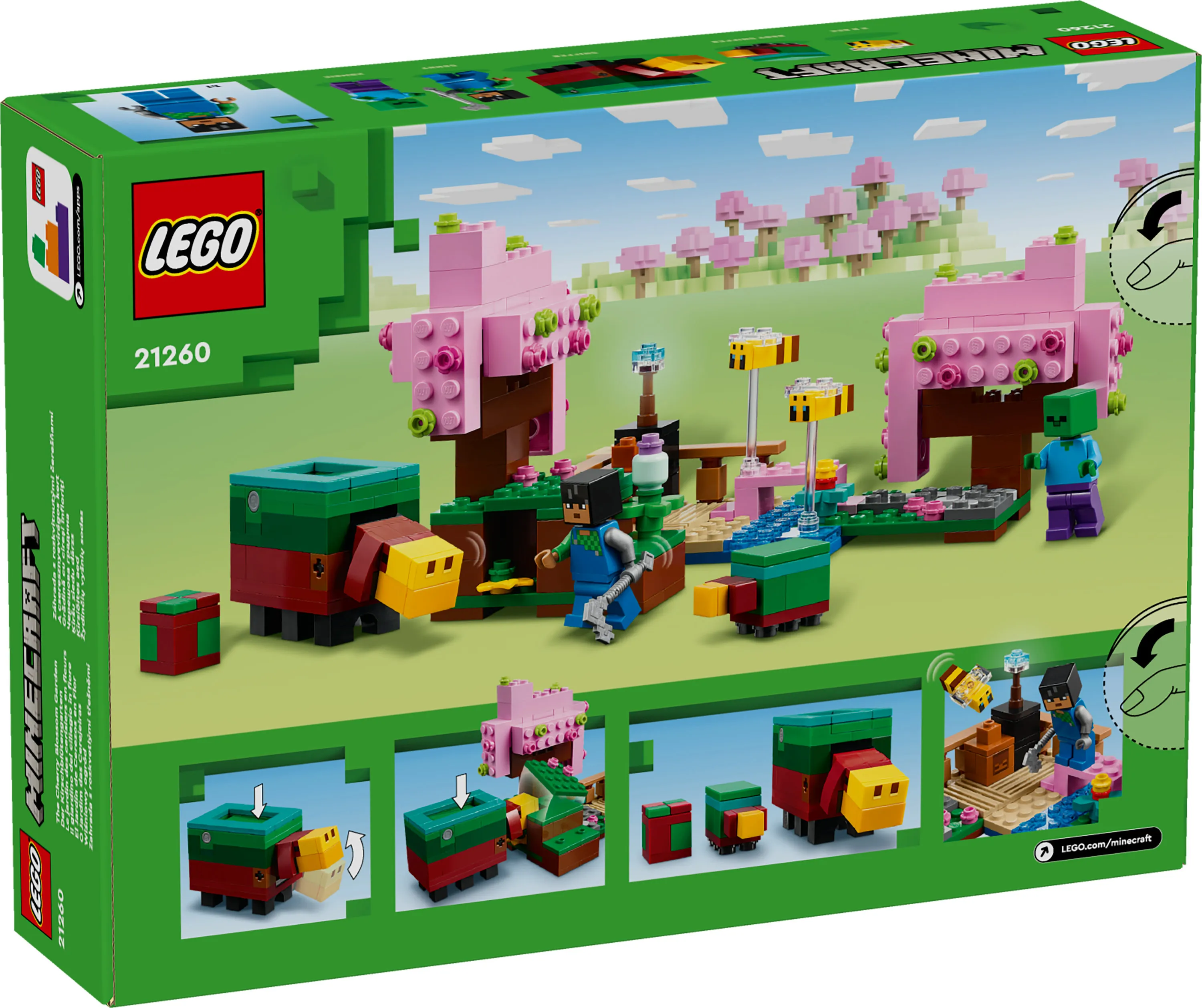 LEGO Minecraft Blooming Cherry Blossom Garden 21260