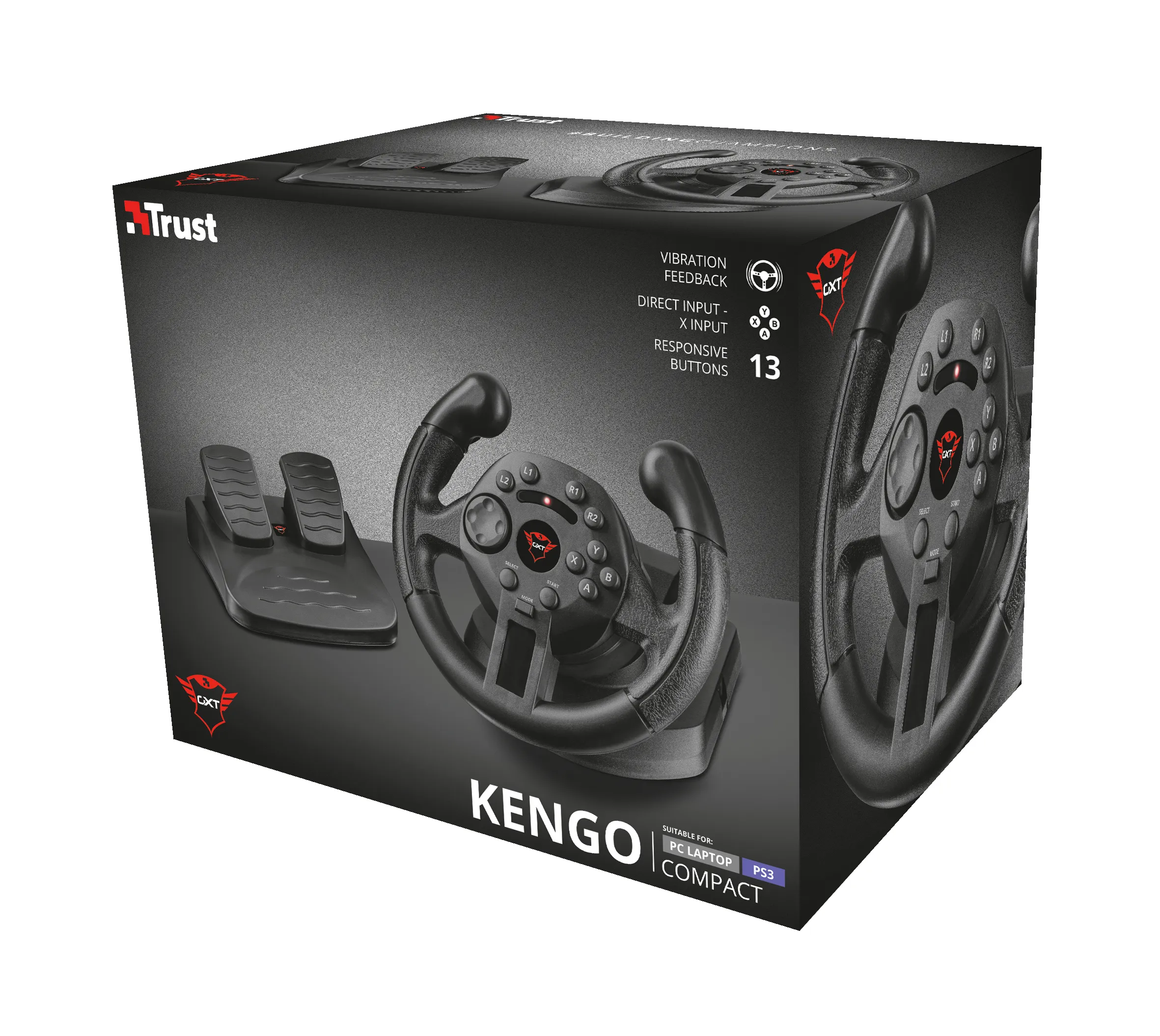Trust GXT570 Vibration Racing wheel