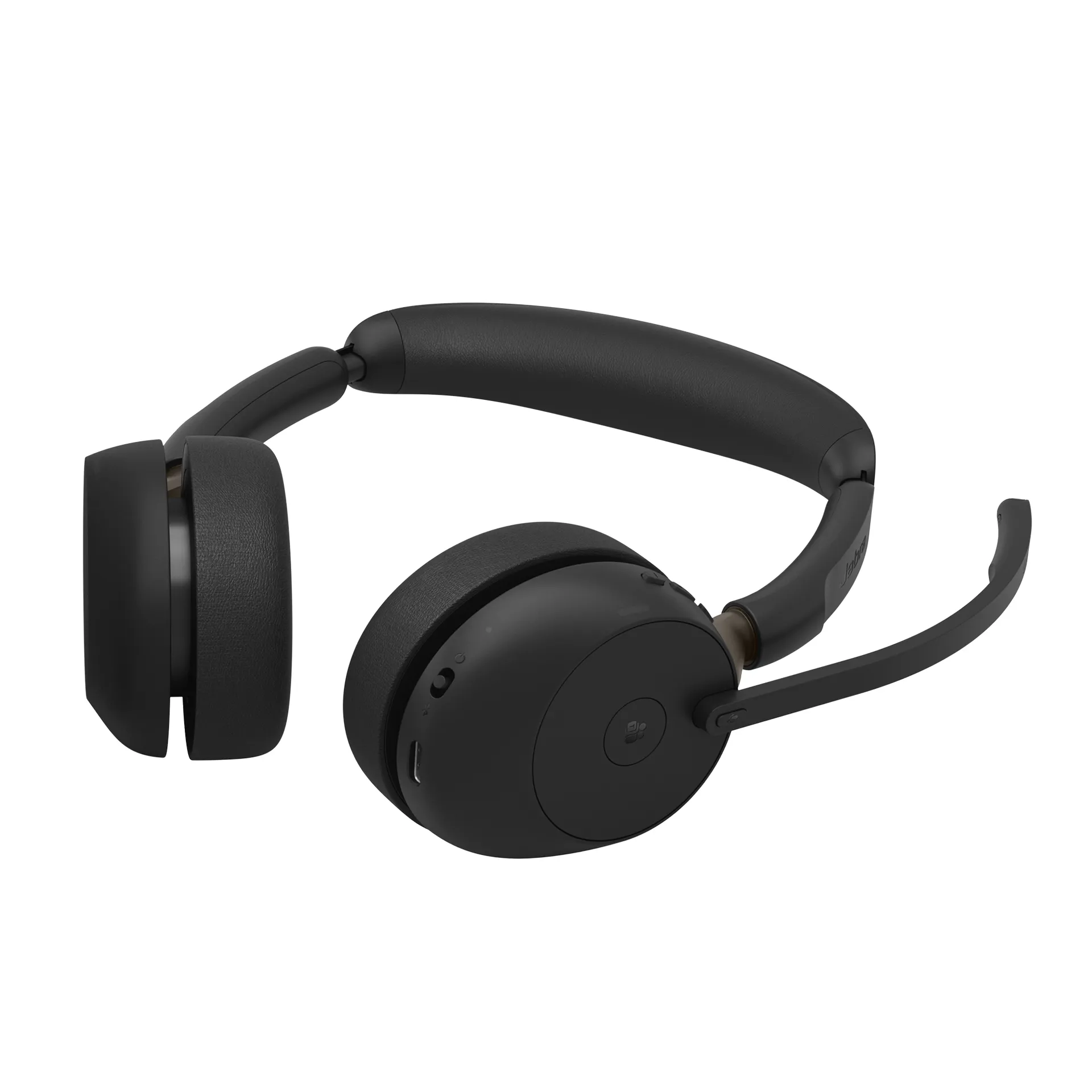 Jabra Evolve3 65 MS Wireless Stereo Headset with Link 390A adapter, Black