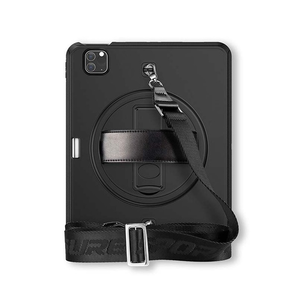OUTDOOR CASE iPad 10,2&quot; (2019/2020/2021) / Pro 10,5&quot; / Air 10,5 (2018/2019) with front &nbsp;holder&nbsp;-&nbsp;black