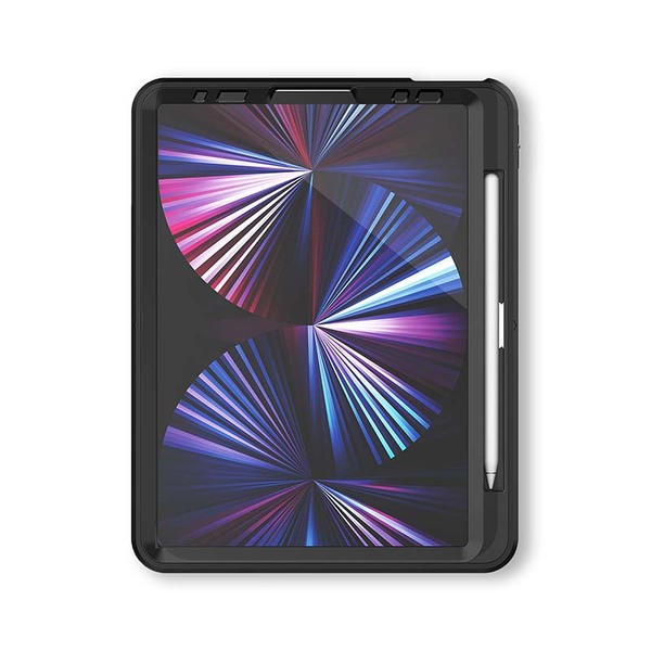 OUTDOOR CASE iPad 10,2&quot; (2019/2020/2021) / Pro 10,5&quot; / Air 10,5 (2018/2019) with front &nbsp;holder&nbsp;-&nbsp;black