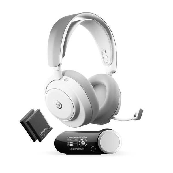 SteelSeries Arctis Nova Pro Omni Wireless Gaming Headset, White