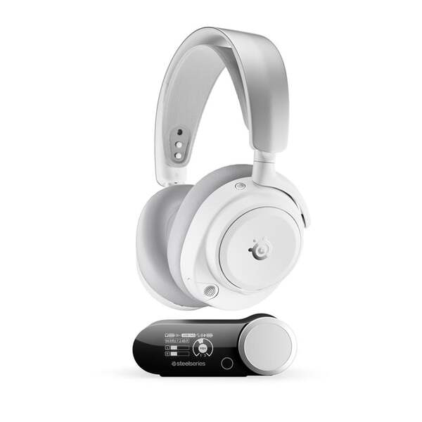SteelSeries Arctis Nova Pro Omni Wireless Gaming Headset, White