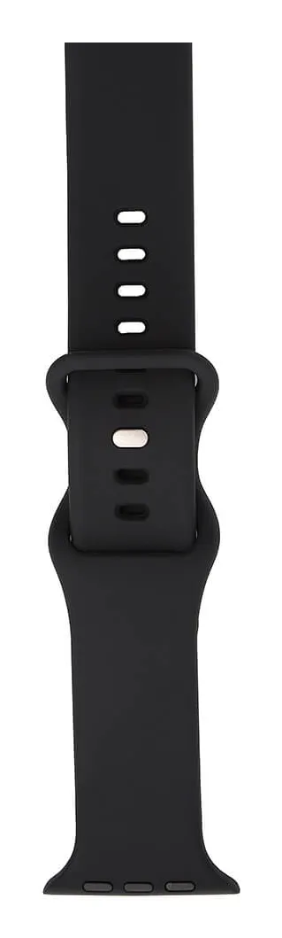 GEAR Watch Band Silicone BLACK Apple Watch 38/40/41mm