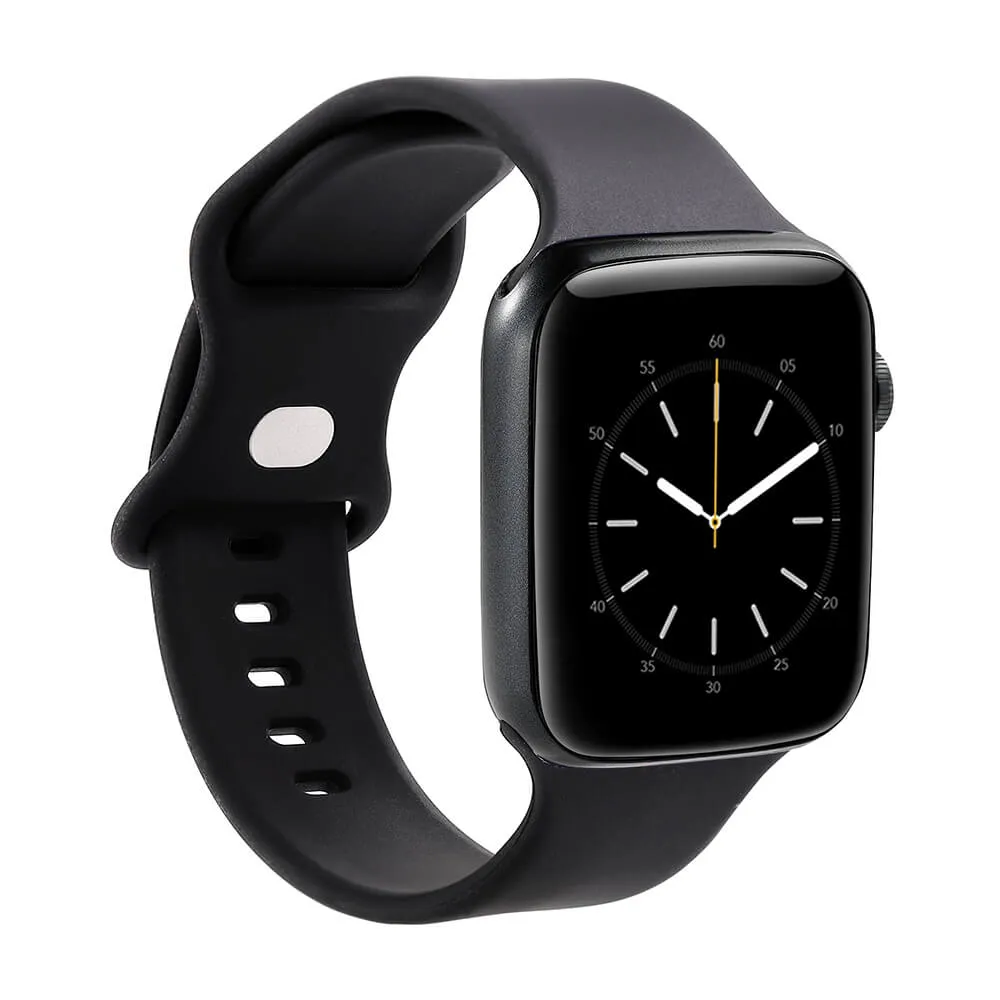GEAR Watch Band Silicone BLACK Apple Watch 38/40/41mm